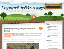 Tablet Screenshot of dog-friendly-holiday-cottages.co.uk
